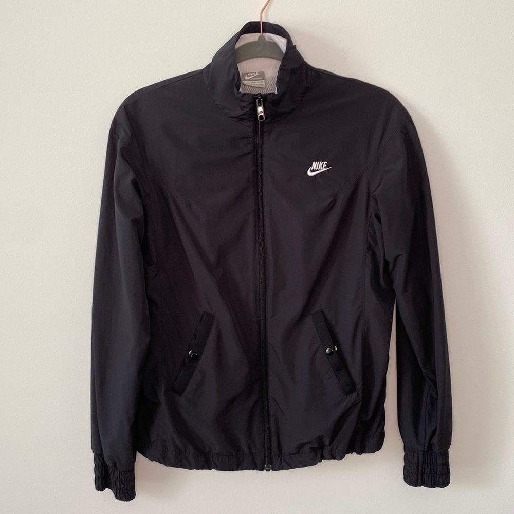 Nike Windbreaker Black with White Mesh Liner